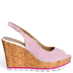 Colette Sol Nautilus Wedge Pink